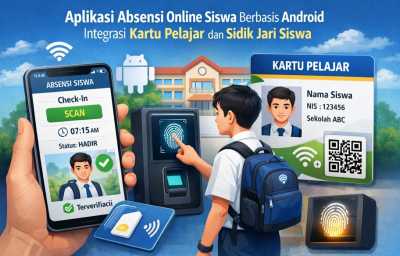 Aplikasi Absensi Online Siswa Berbasis Android Integrasi Kartu Pelajar dan Sidik Jari Siswa
