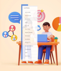 aplikasi kursus online roles